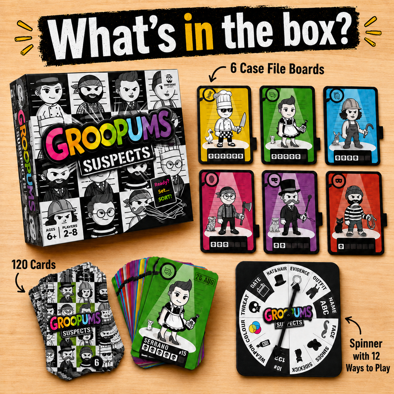 Groopums: Suspects