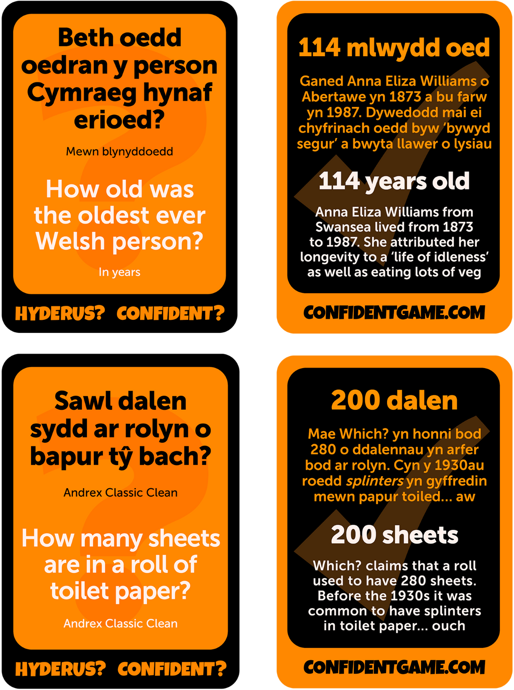 Confident? Wales Edition - Confident Games