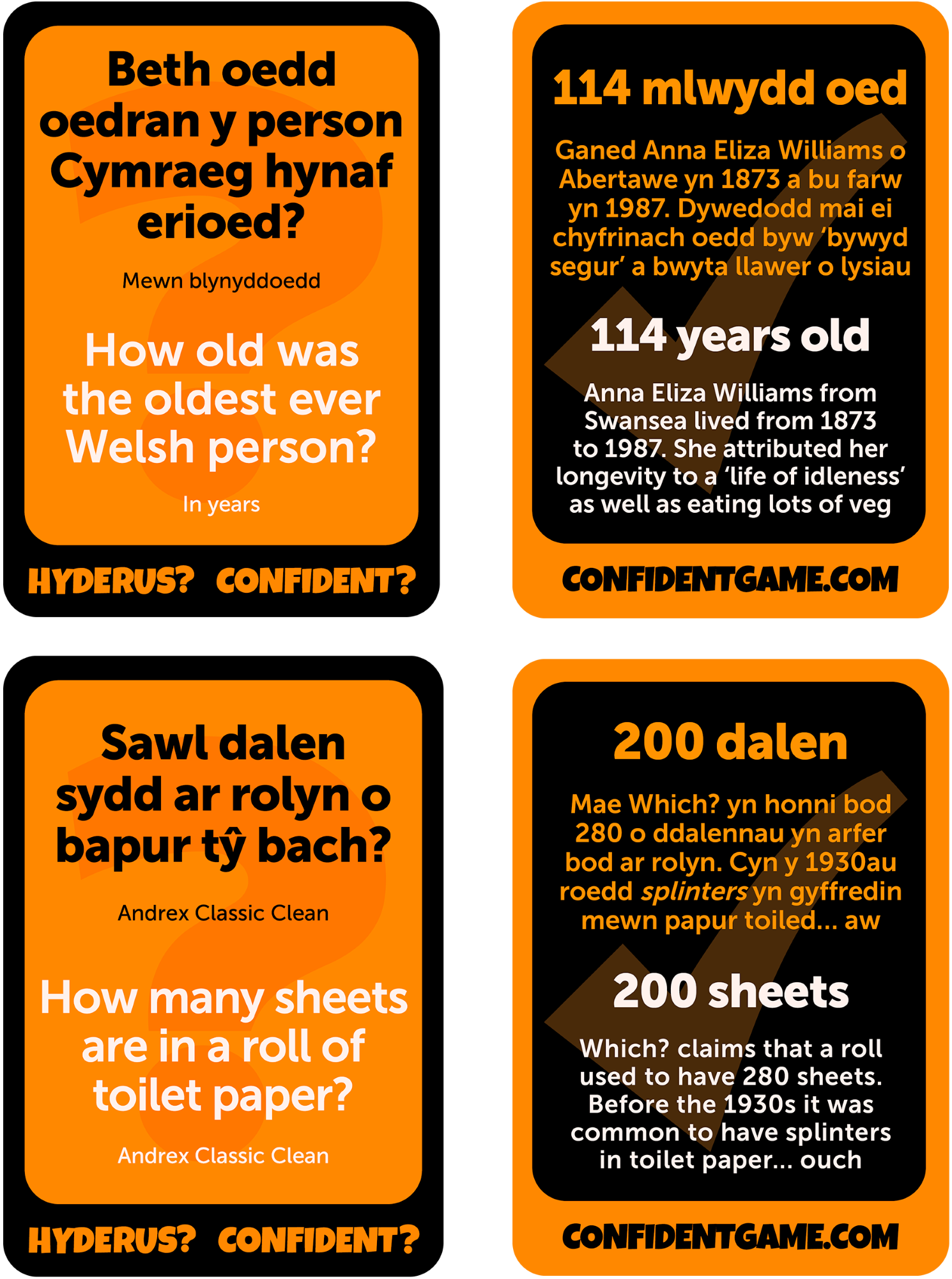 Confident? Wales Edition - Confident Games